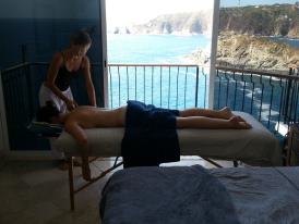 Massage by the sea